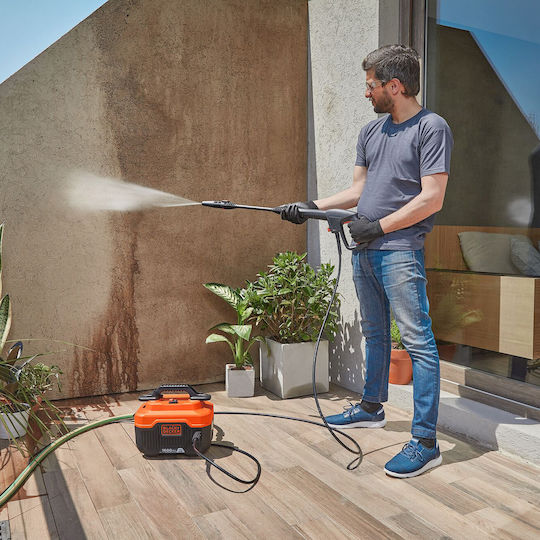 Black & Decker Πλυστικό Ρεύματος 1300W με Πίεση 110bar