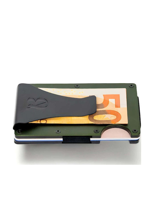 Money Clip με RFID Χακί