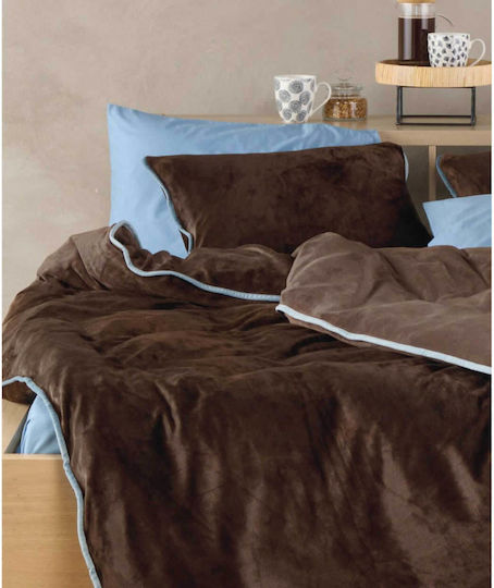 Kentia Плик за Завивка Кинг Сайз 220x240 Ivanna 04 Brown