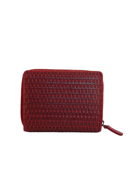 Guy Laroche Small Leather Women's Wallet with RFID Red