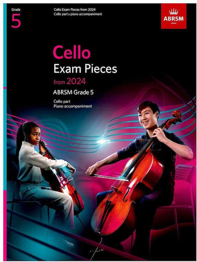 ABRSM Exam Pieces 2024 Score & Part Grade 5 Sheet Music for Cello / Piano