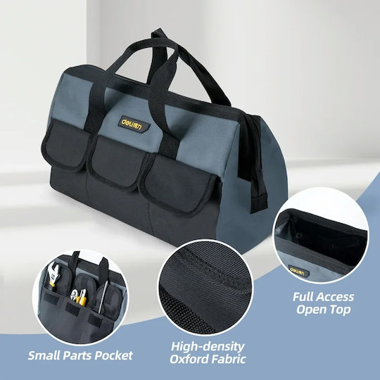 Deli Geantă pentru unelte de Mână Gri L40xL20xH27cm