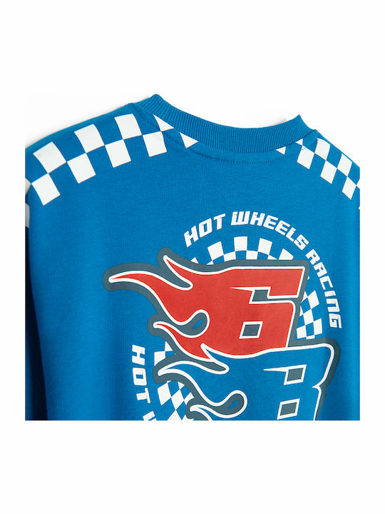 Детски Суичър Blue Hot Wheels