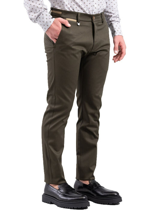 Men's Trousers Elastic Olive