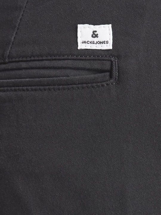 Trousers Chino Elastic in Slim Fit Black