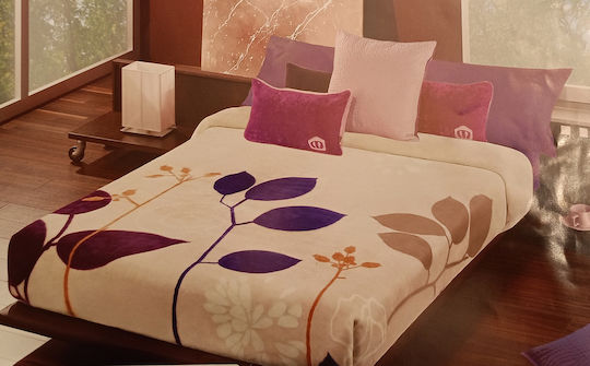 Manterol Casa Vip 550 Μονή 160x220εκ. Λιλά Manterol Casa Vip 550 Μονή 160x220εκ. Λιλά