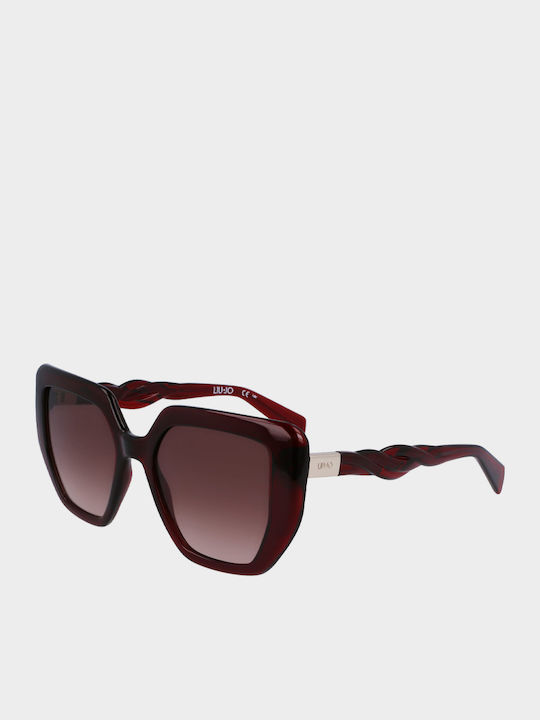 Liu Jo Sunglasses Κόκκινα with Acetate Frame & Red Lens Liu Jo Sunglasses Κόκκινα with Acetate Frame & Red Lens