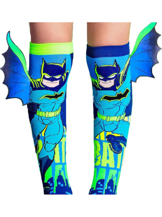 Madmia Ψηλές Κάλτσες Batman Neon Mb002