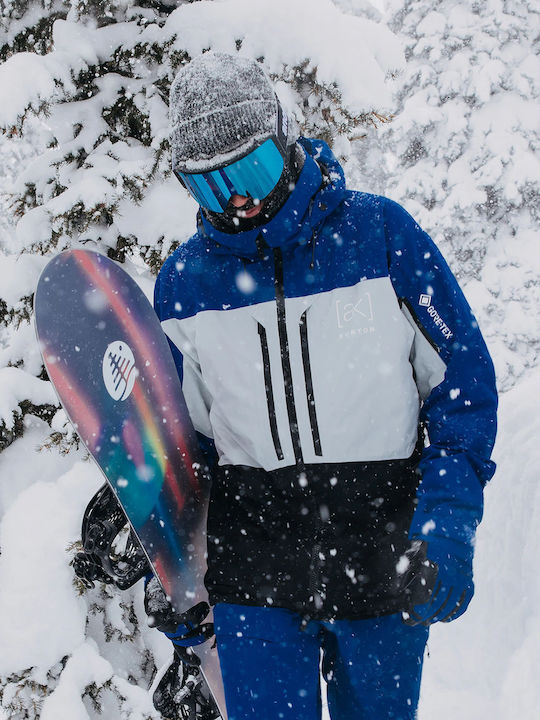 Burton Ak Gore 10001111407 Ανδρικό Μπουφάν για Σκι & Snowboard Μπλε