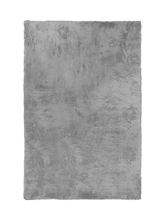 Madi Feathery Anti-slip Rug Rectangular Shaggy Grey