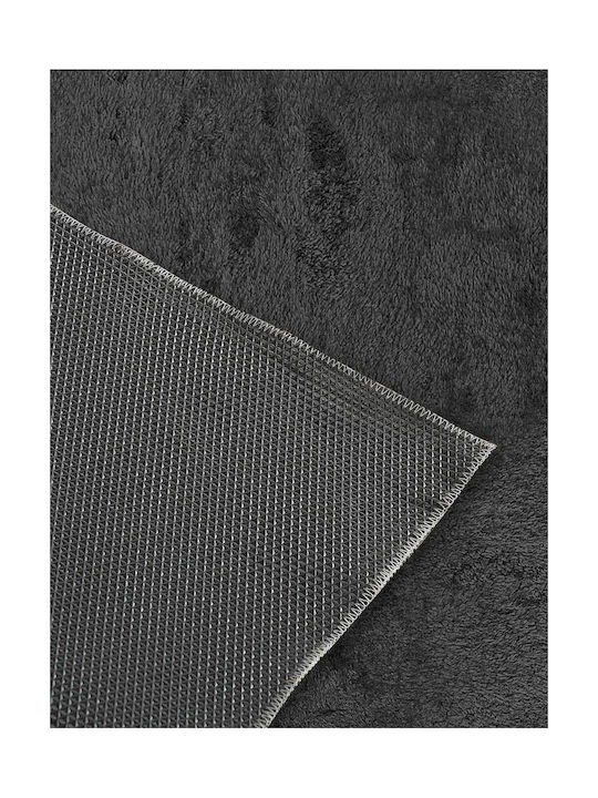 Madi Feathery Χαλί Ορθογώνιο Shaggy Black 133x190cm