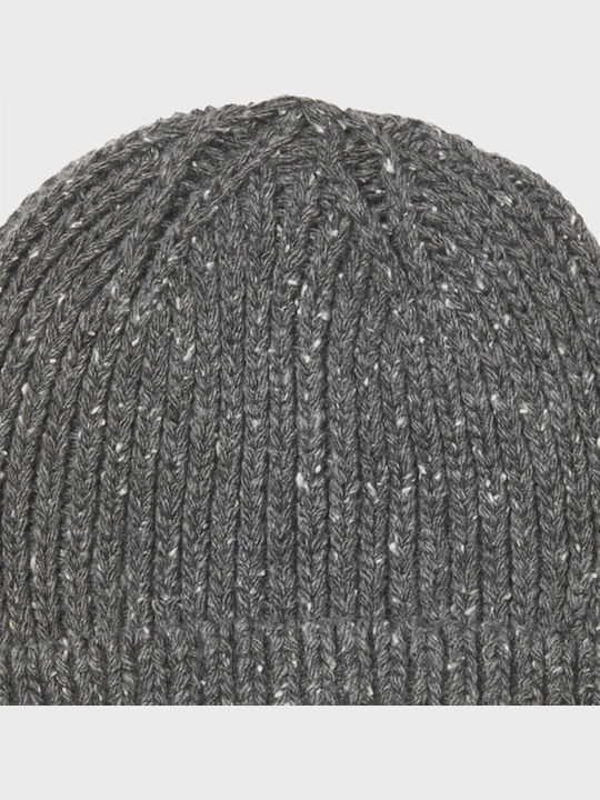 Beanie Ανδρικός Σκούφος Πλεκτός σε Γκρι χρώμα