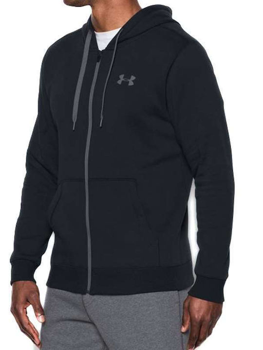 Under Armour Rival Fitted Black with Hood