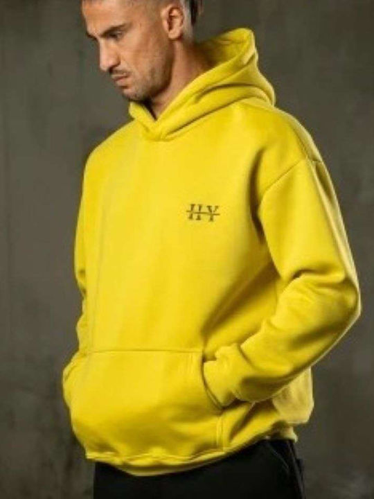 Henry Sweatshirt with Hood Yellow