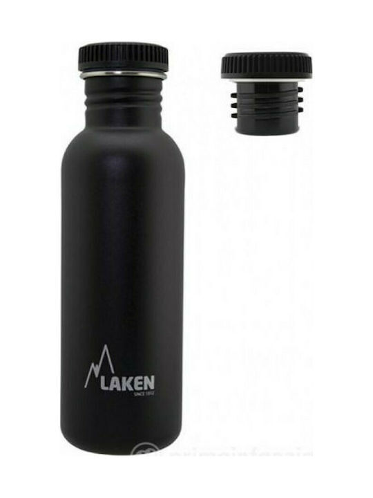 Laken Basic Παγούρι Αλουμινίου 750ml Μαύρο