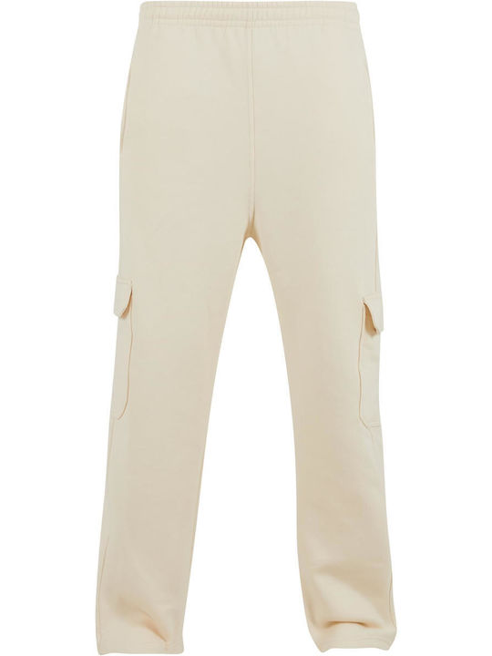 Cargo Sweatpants without Elastic Whitesand