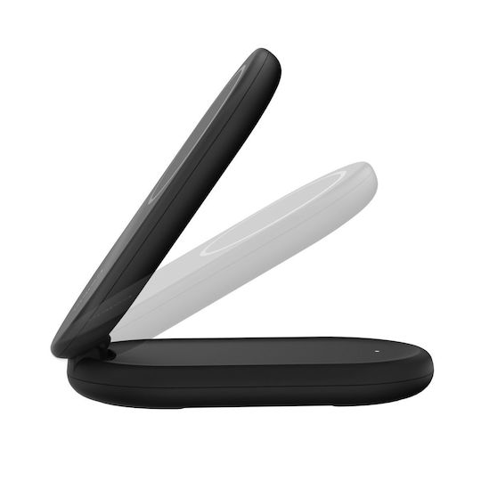 Belkin Безжично зарядно Qi2 и кабел USB-C 15W Power Delivery Черен (BoostCharge Qi2)