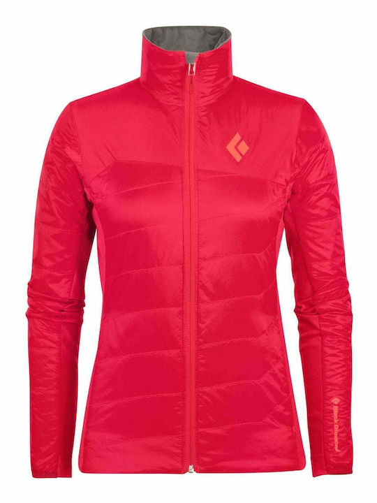Access Lt Women's Short Lifestyle Jacket for Winter Red