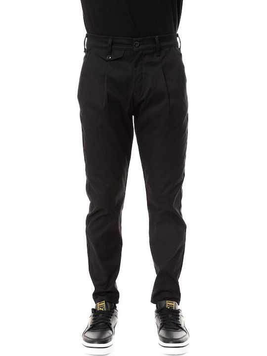 MELT Trousers Chino Elastic Black
