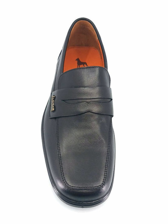 Δερμάτινα Ανδρικά Loafers σε Μαύρο Χρώμα