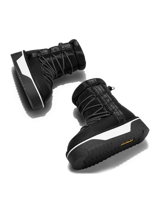 Nordic Women's Snow Boots with Fur Black