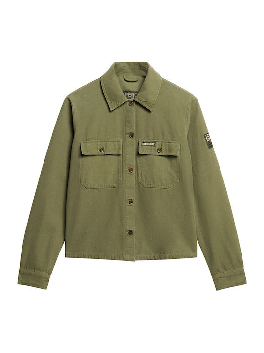 Women's Khaki Overshirt