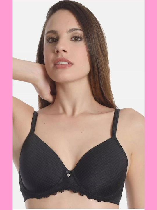Bra with Light Padding Underwire Black