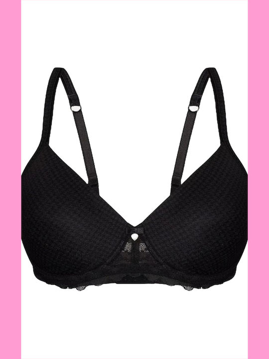 Bra with Light Padding Underwire Black
