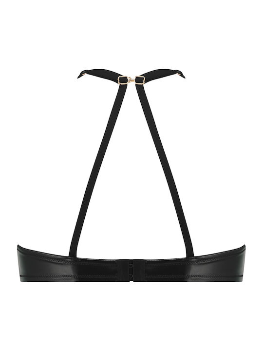 Faye Plunge Plunge Bra Underwire Black