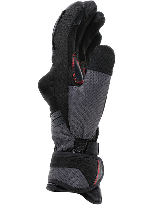 Dainese Teyde Men's Motorcycle Gloves All Seasons Waterproof Black/Iron Gate