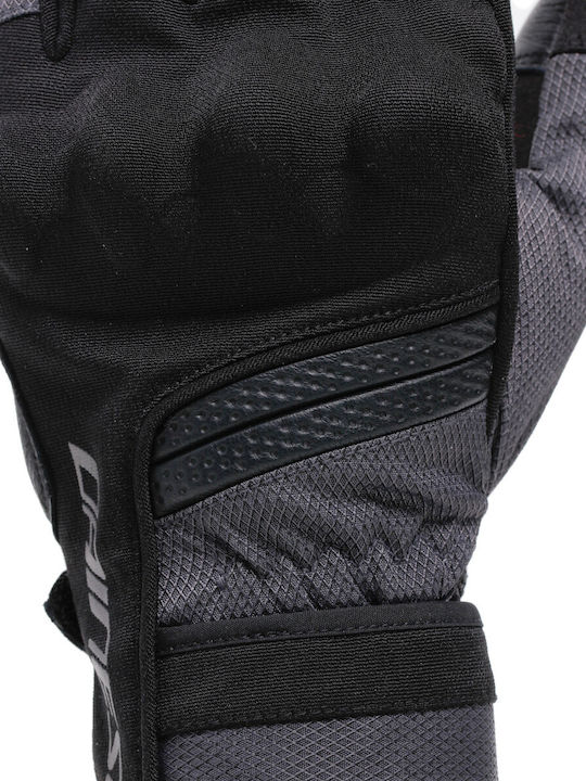Dainese Teyde Men's Motorcycle Gloves All Seasons Waterproof Black/Iron Gate