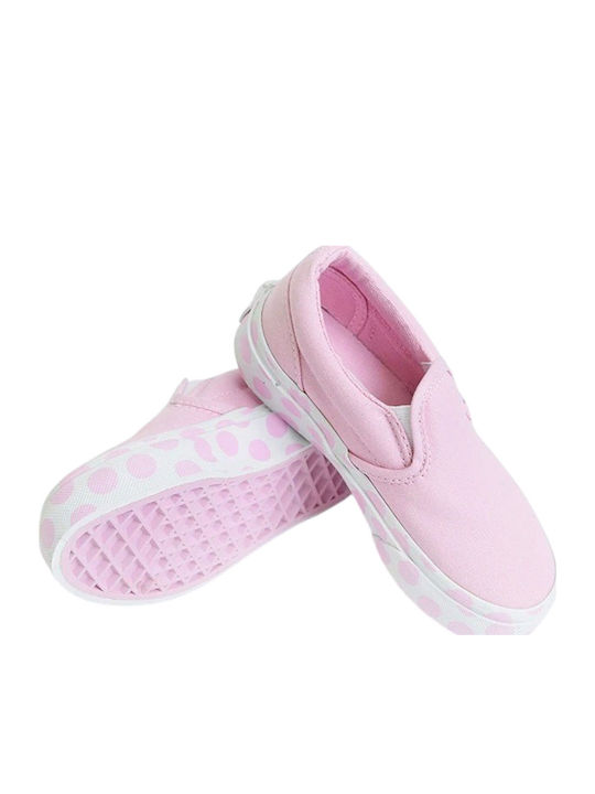 Slip On Uy Classics Polka Dot Kids Sneakers Slip-on Pink