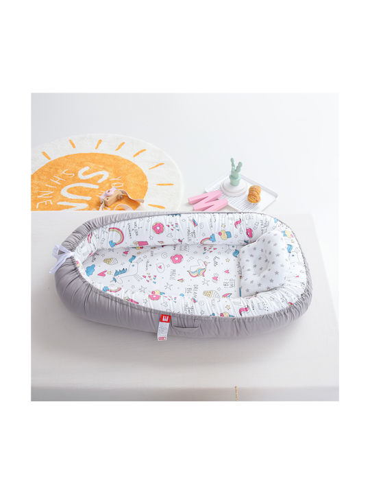 Beauty Home Baby Nest Grey 53x88cm