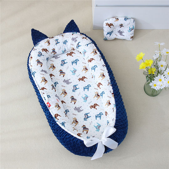 Beauty Home Baby Nest Blue 53x88cm