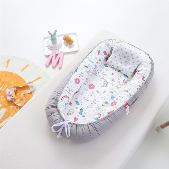 Beauty Home Baby Nest Grey 53x88cm