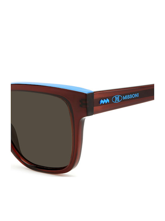 Missoni Women's Sunglasses with Burgundy Plastic Frame and Brown Lens MMI 0133/S 09Q/70