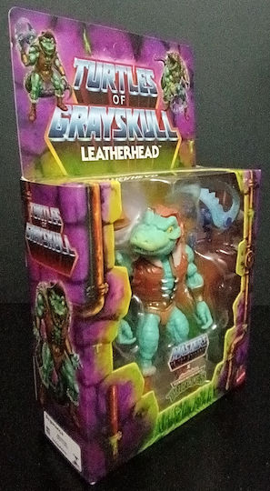 Motu X Tmnt Turtles Grayskull Deluxe Action Figure Leatherhead 14 Cm Sealed