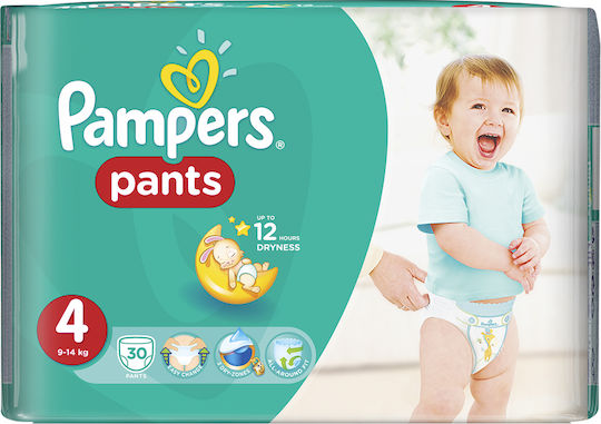 Pampers Diaper Pants Pants No. 4 for 9-15 kgkg 30pcs