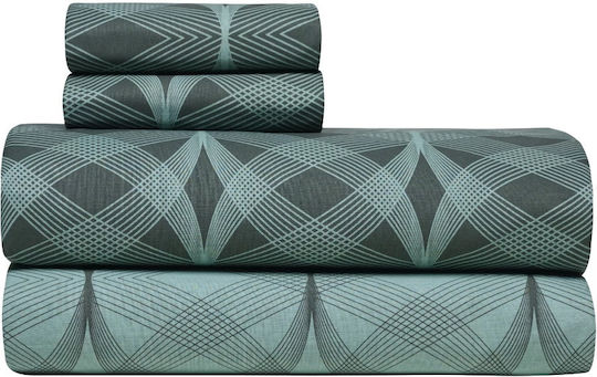 Kentia Set Cearșafuri Single 160x270cm. Jentry 02 3buc