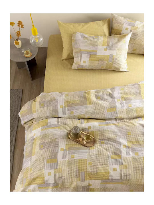 Palamaiki Sheet Sets Single 170x260cm. Yellow 3pcs