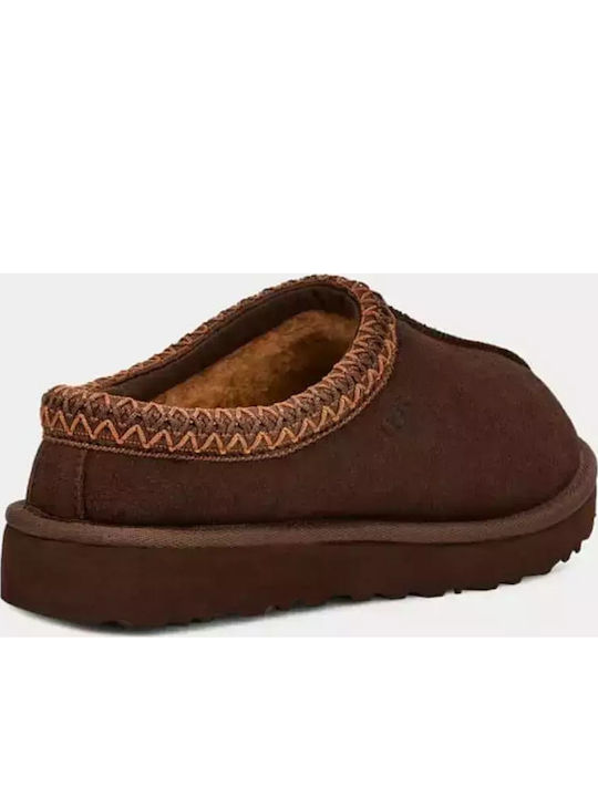 Tasman Winter Women's Slippers with Fur Brown