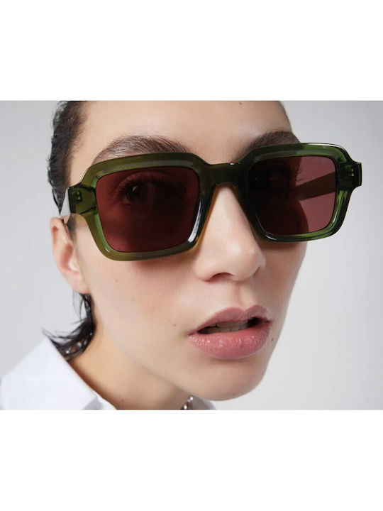 Komono Lionel Sunglasses with Plastic Frame Fern KOM-S9852