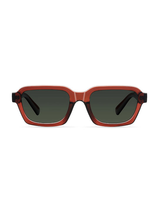 Meller Adisa Sunglasses with Red Plastic Frame and Polarized Lens AD3-MAROONOLI