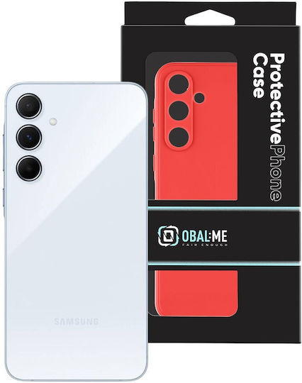 Obal:Me Silicone Back Cover 1.5mm Red for Galaxy A55