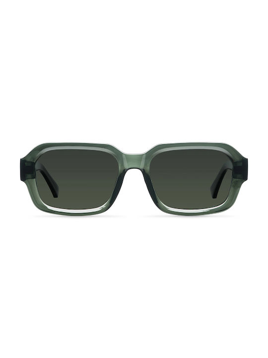 Meller Sunglasses with Green Plastic Frame and Green Polarized Lens MR-FOSSILOLI