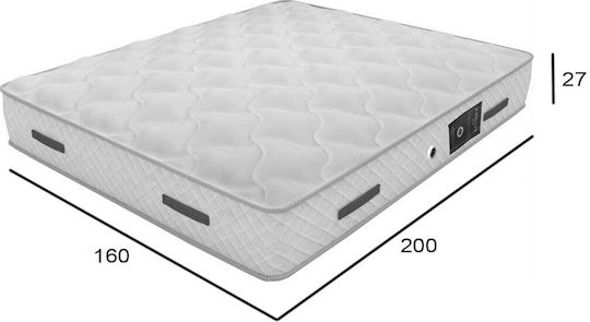 Chic Strom Fresh 3D Über-Doppel Orthopädisch Matratze Schaum 160x200x27cm