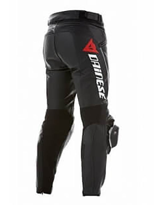 Dainese Delta Pro Women's Summer Leather Motorcycle Pants Black