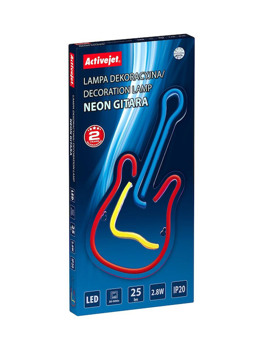 Active Jet Neon Διακοσμητικό Φωτιστικό LED RGB 17.6εκ.