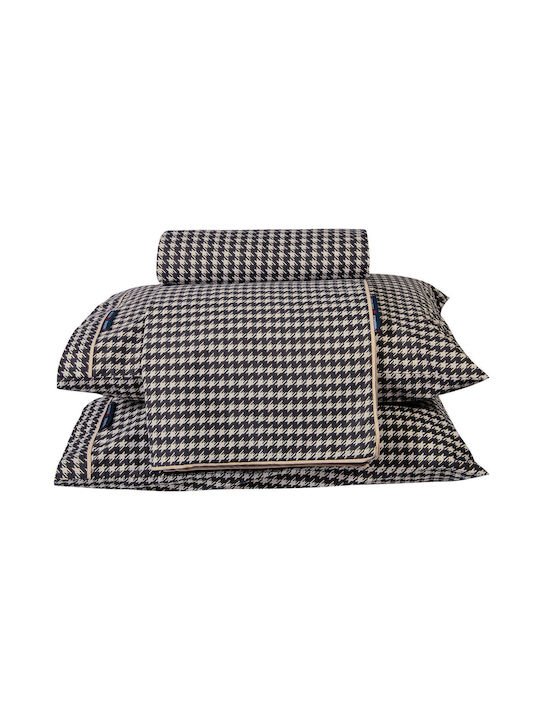 Greenwich Polo Club Bettwäsche-Set Überdoppel 240x260cm. 2216 Beige-black 4Stück
