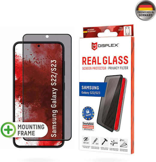 Displex Real Curved 3D Privacy Full Face Tempered Glass (/ S23) 01775